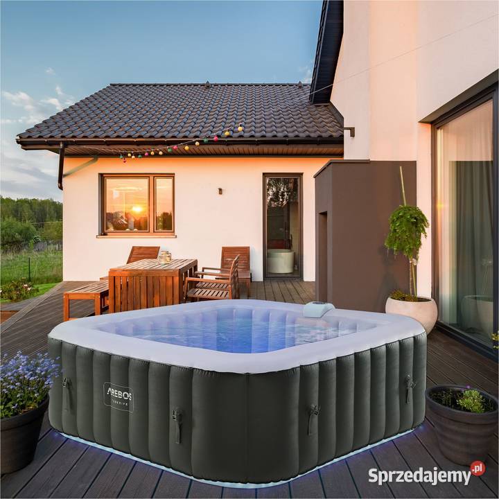 JACUZZI OGRODOWE 2400W nadmuchiwane LED śląskie sprzedam