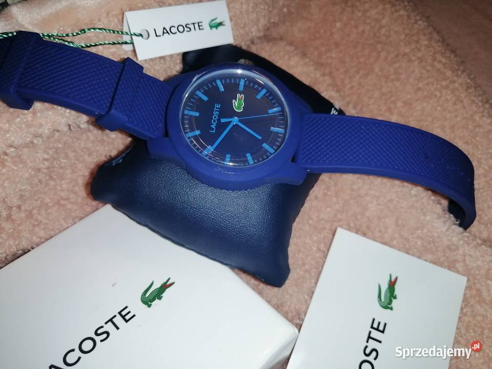 Zegarek Lacoste NOWY z metką pudełkiem itd folią Leszno