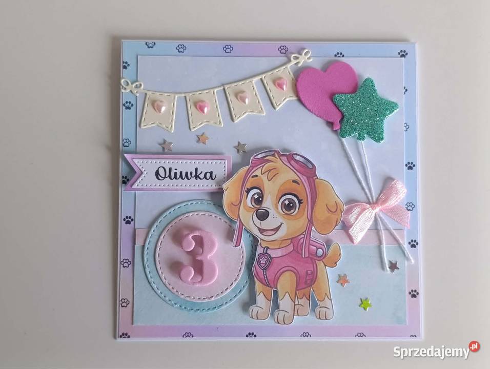 Personalizowana kartka na urodziny ręcznie Łódź