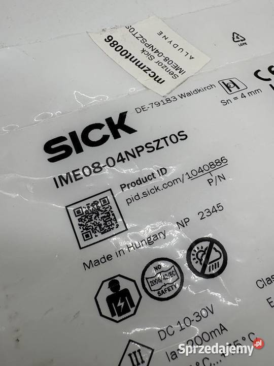 Sick 1040886 IME0804NPSZT0S Czujnik indukcyjny Pozostałe Warszawa