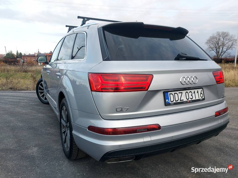 Audi Q7 S Line Quattro Salon Piękny Rejestracja wielofunkcyjna kierownica Dzierżoniów