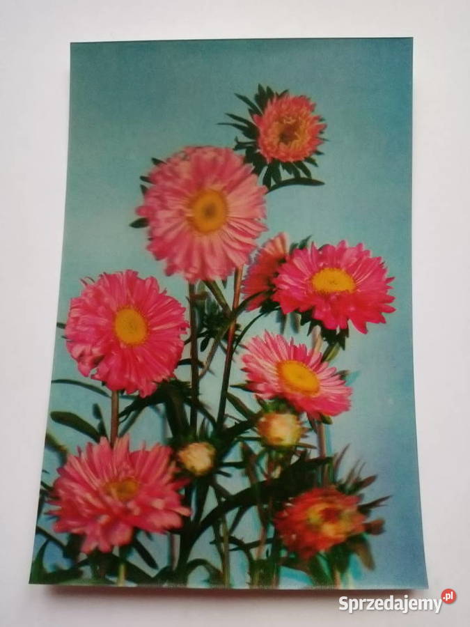 Pocztówka holograficzna z lat 80tych Dąbrowa Górnicza