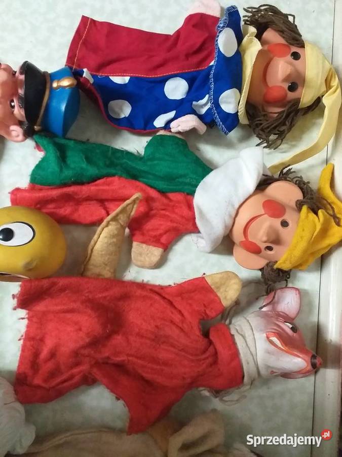 pacynki kukiełki laleczki figurki teatrzyk stare Pozostałe Witnica