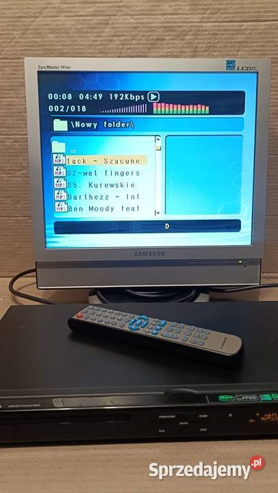 Odtwarzacz MANTA DVD051 Prince 4 z USB z pilotem Manta