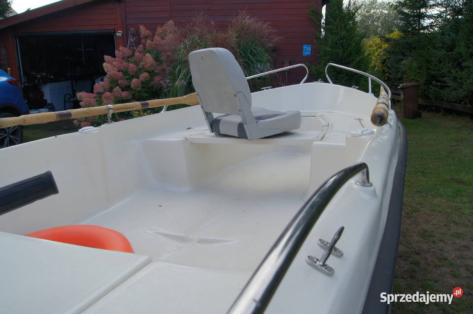 Łódka wędkarska 405 m silnik TOHATSU 98 4T Sporty wodne Gudowo