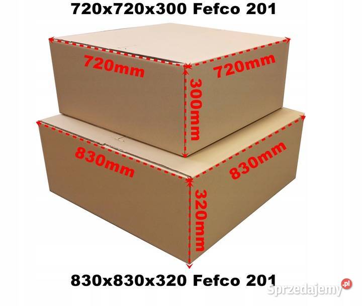 Karton Pudło Kartonowe 720x720x300mm Skawina