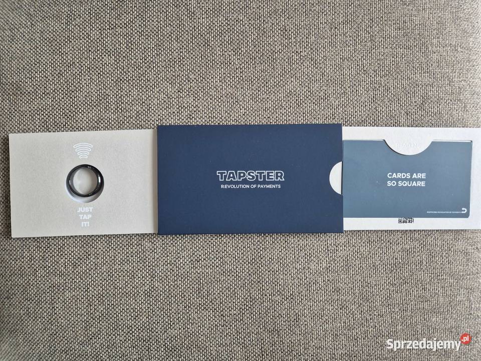 Obrączka płatnicza Tapster 10 NOWA grafit Bucze