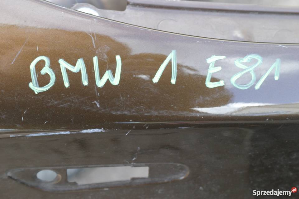BMW 1 E81 BŁOTNIK PRAWY PRZÓD PRZEDNI