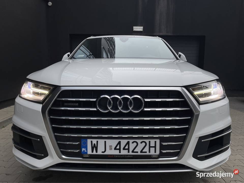 Audi Q7 2016 30 333 7osób premium plus czarny bluetooth Lublin
