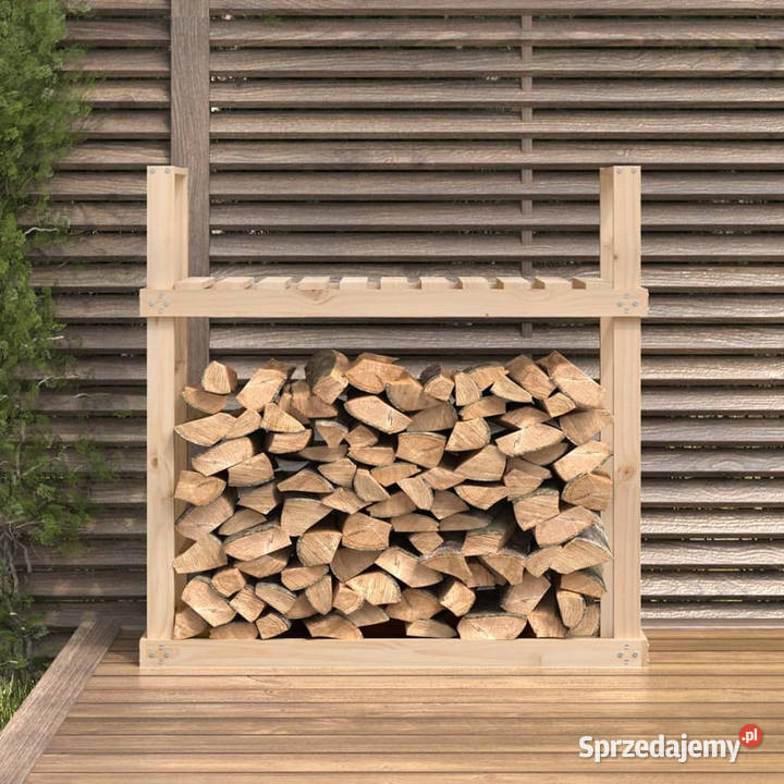 Stojak na drewno 110x35x1085 lite drewno sosnowe sprzedam