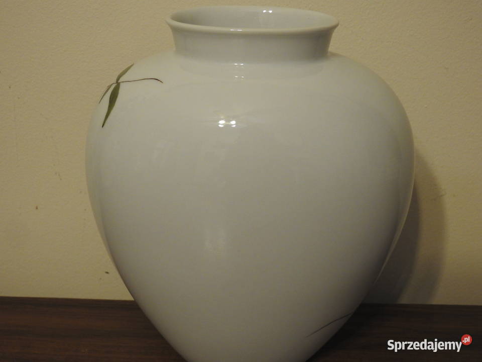 Piękny sygnowany porcelanowy wazon niemiecki