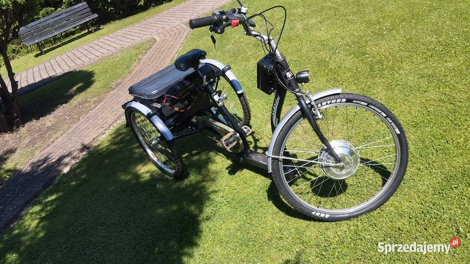 Rower elektryczny trzykołowy trójkołowy