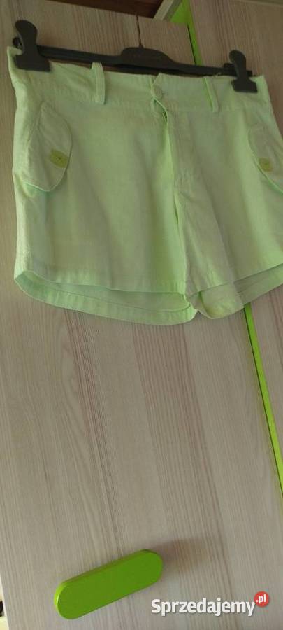 Spodenki krótkie Miętowe Spodnie