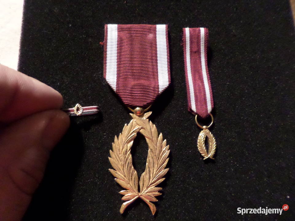 Palmy Orderu Korony zestaw Belgia wielkopolskie Poznań