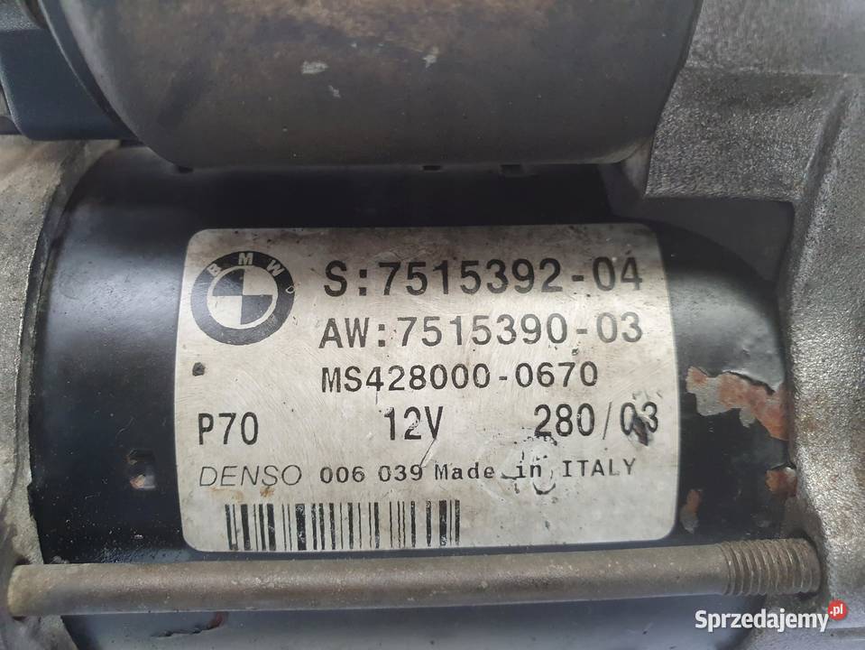 ROZRUSZNIK BMW E60 22 i ROZRUSZNIK 7515392 Chełm