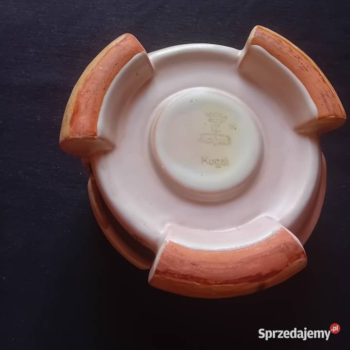 Ceramiczny podgrzewacz art deco Georgenthal Koźminek