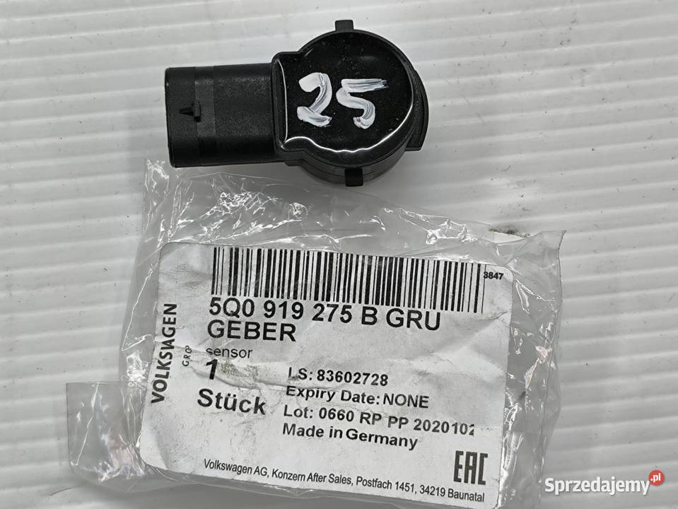 CZUJNIK PARKOWANIA PDC VOLKSWAGEN OE 5Q0919275B