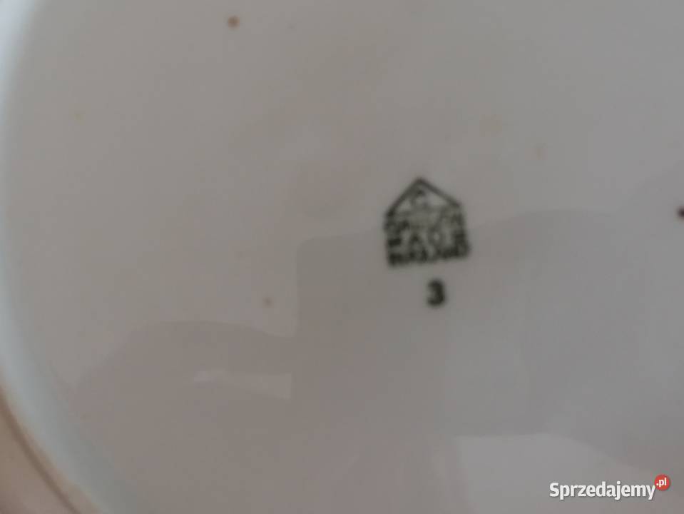 Talerz głęboki porcelana Ćmielów sztuk 2 łódzkie Łódź