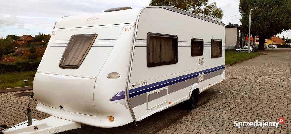 przyczepa kempingowa HOBBY 2008r campingowa śląskie Międzybrodzie Bialskie