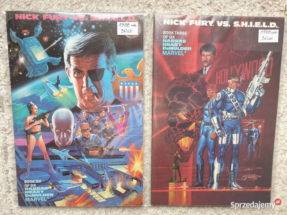 Nick Fury Agent Of SHIELD 8 komiksów 19831989 pomorskie