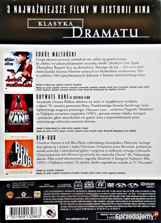 KLASYKA DRAMATUSOKÓŁ MALTAŃSKIOBYWATEL KENEBEN Kalisz