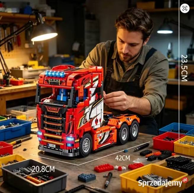 Klocki Ciągnik siodłowy Truck duży 8 lat+ Milanówek