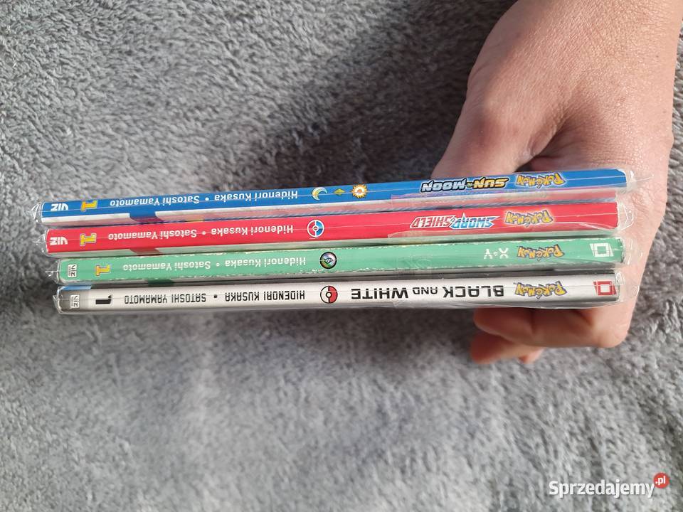 Pokemon zestaw 4 komiksów pomorskie Gdynia sprzedam