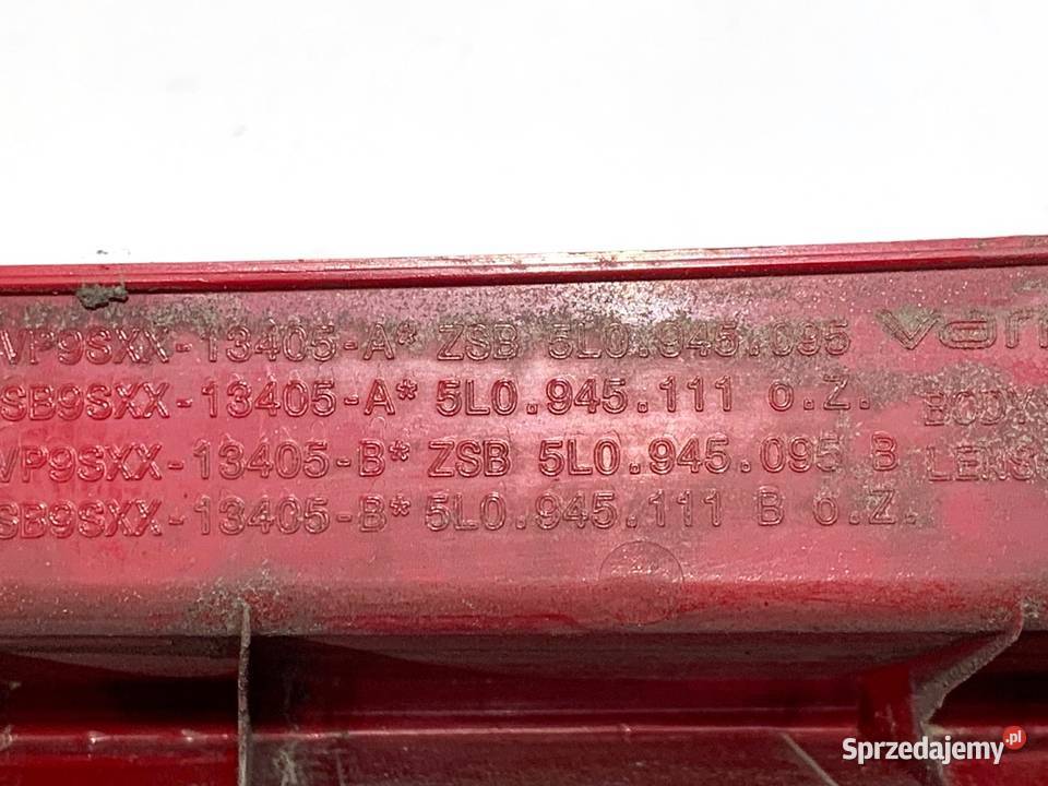 LAMPA LEWY TYŁ SKODA YETI 5L0945095 Crossover sprzedam