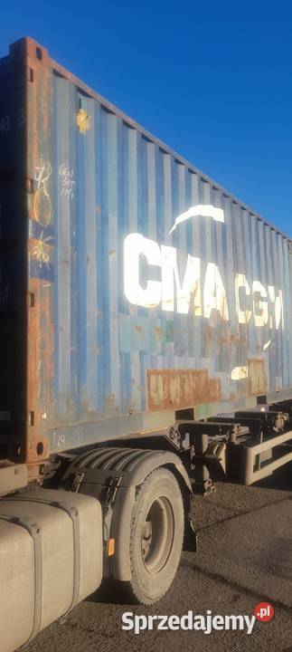 Kontener 6 metrowy magazynowy używany Biznes i Przemysł Gdańsk