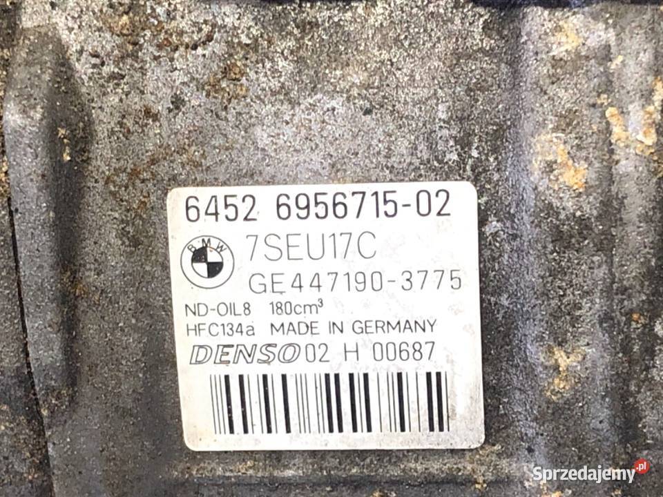 SPRĘŻARKA KLIMATYZACJI BMW E61 6956715 25 218