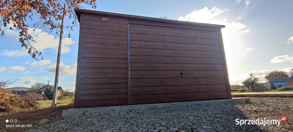 Garaż Blaszany ORZECH Garaż Drewnopodobny mazowieckie Szydłowiec