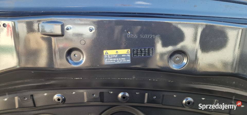 MERCEDES GLC W253 X253 MASKA PRZEDNIA POKRYWA Bieleń