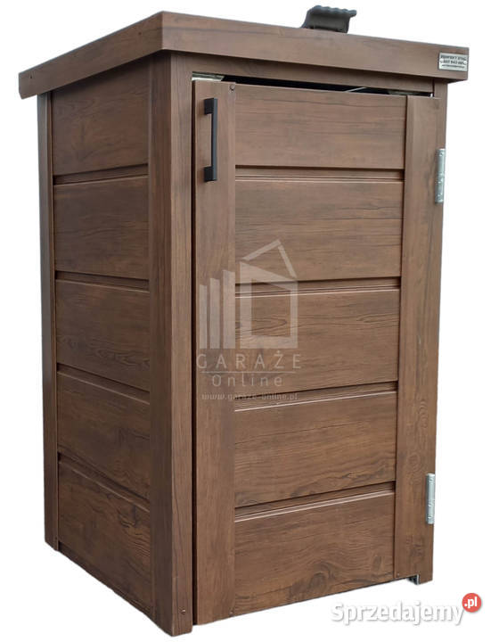 wiata śmietnikowa obudowa kubła 60x65x110 1x120L