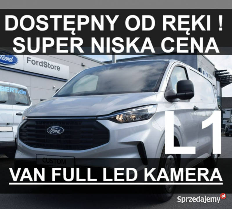 Ford Transit Custom L1 136 ręki Super Full Led czujnik parkowania