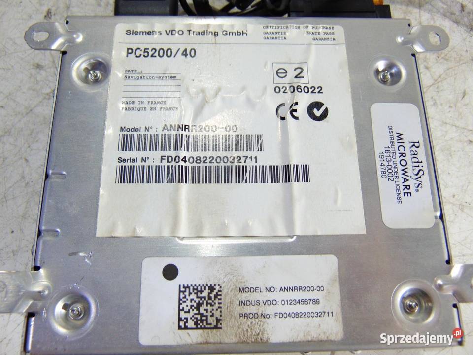 RADIO NAWIGACJA SUZUKI GRAND VITARA II 16130002 osobowe Nawigacje fabryczne wielkopolskie