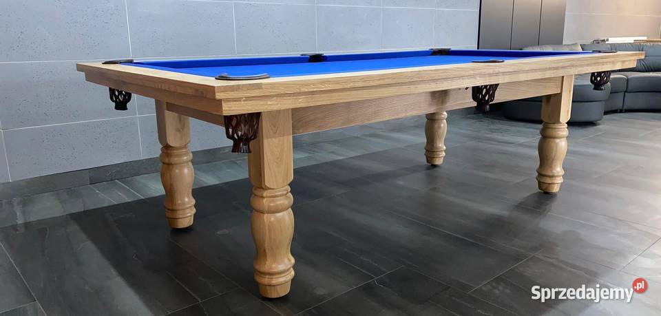 Stół bilardowy KRONOS dębowy 8 ft Polski Sporty towarzyskie i rekreacja