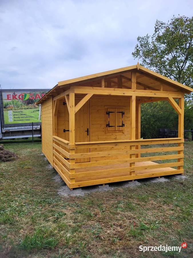 Domek narzędziowy z tarasem 3x3 montaż transport Kraków