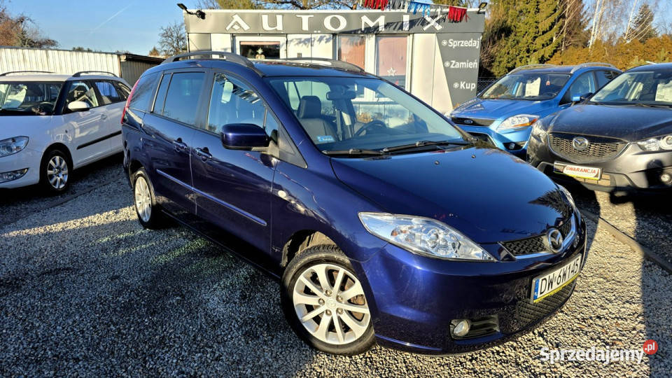 Mazda 5 20 z LPG ŚLICZNA 7Os Zadbana GWARANCJA 4/5 dolnośląskie Świdnica