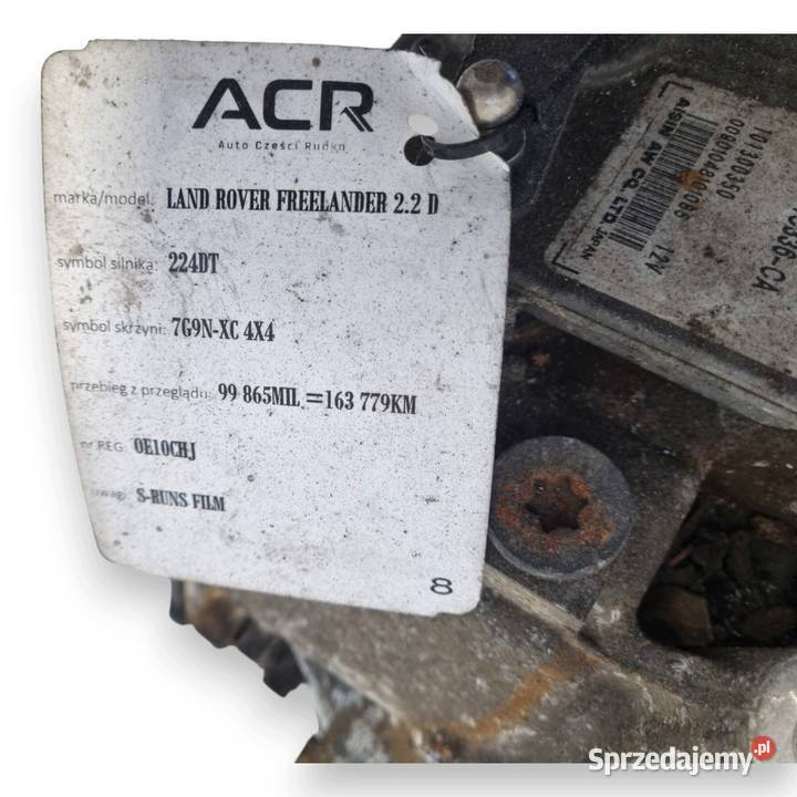 SKRZYNIA BIEGÓW 7G9N7000XC Land Rover Freelander osobowe Chełm sprzedam