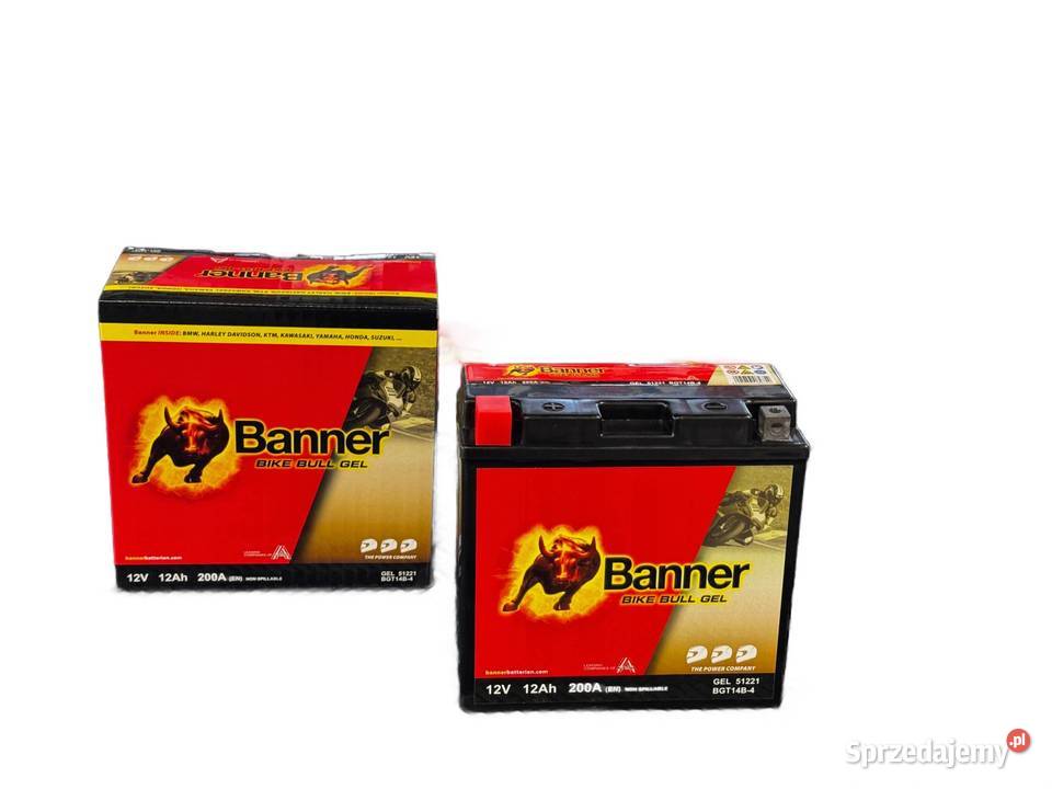 Akumulator BANNER 12V 12Ah 200A L 51221 dolnośląskie Jelcz-Laskowice