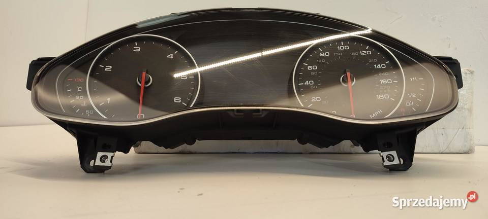 AUDI A7 4G LICZNIK ZEGARY MPH ANGLIK RHD