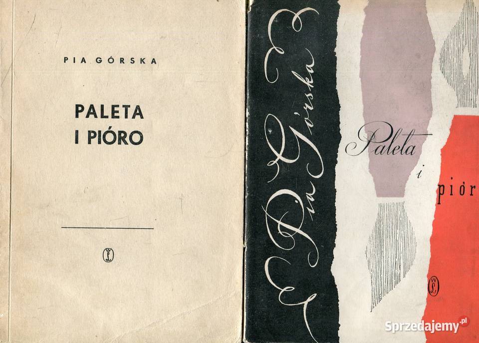 Paleta i pióro Pia Górska 2 wydania Szczecin