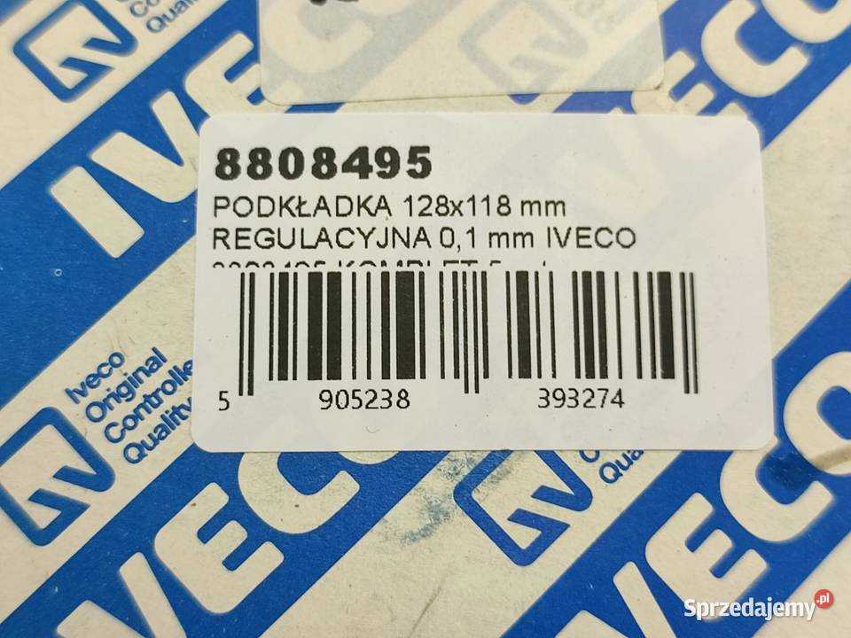 PODKŁADKA REG TULEI 5 01 mm 128x118mm FIAT 1300 lubelskie