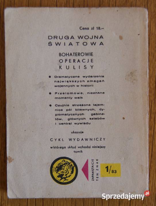 Żółty Tygrys Tron faworyta 183 Proza i poezja Parczew