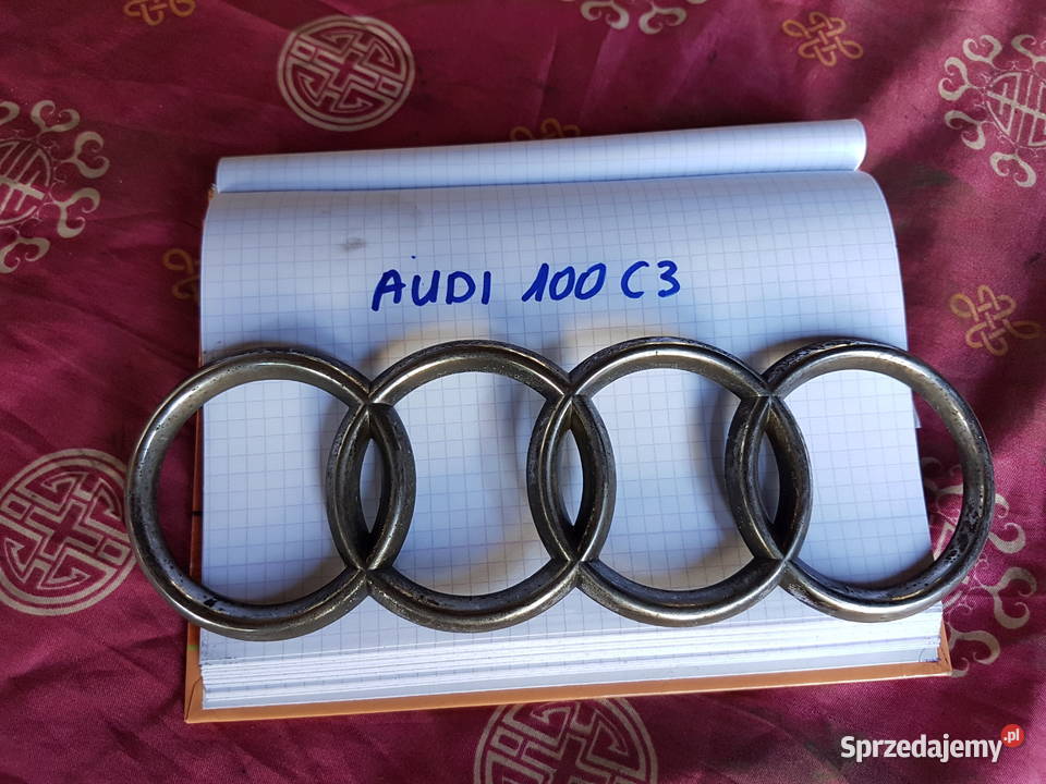 Logo Audi 100 C3 Znaczek Pierścienie Biała Podlaska