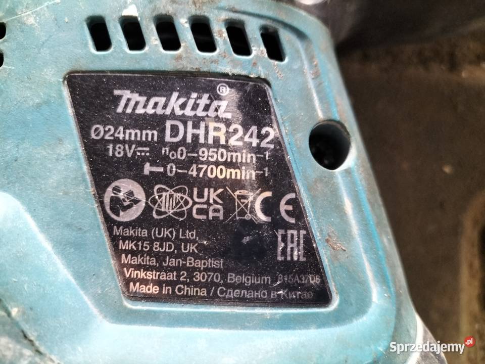 Młotowiertarka MAKITA DHR242 Wróblik Królewski - Sprzedajemy.pl