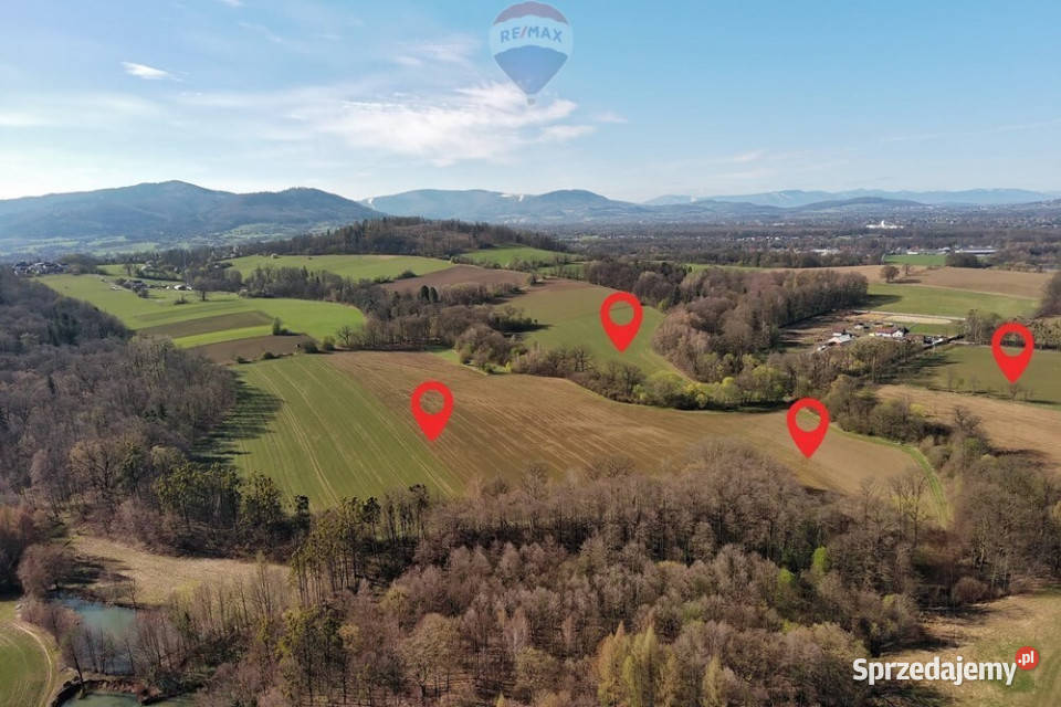 Działka inwestycyjna w Beskidach 265 ha Pogórze