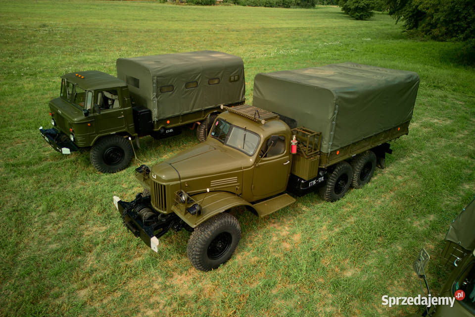 Wojskowy ZIŁ157 1976 r skrzyniowy militarny 109KM Bodzanów