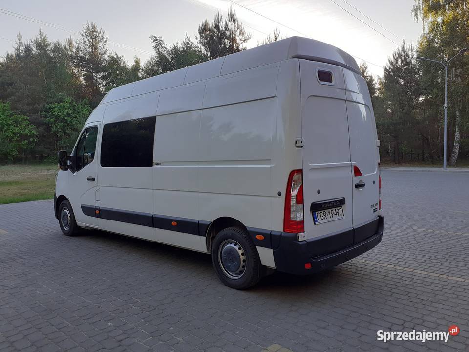 Renault Master 23 dci 7osobowyzabudowa Polski Rok produkcji 2021 Grudziądz sprzedam