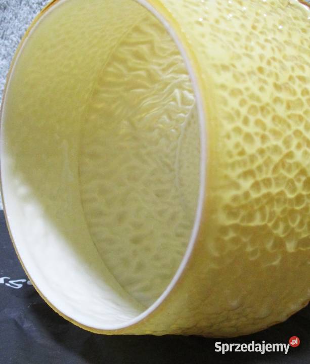 Szklany Klosz podwójne szkło lane mrożone